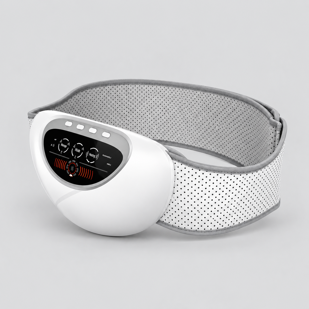 Menstrual Heating & Massage Belt — Rechargeable Comfort